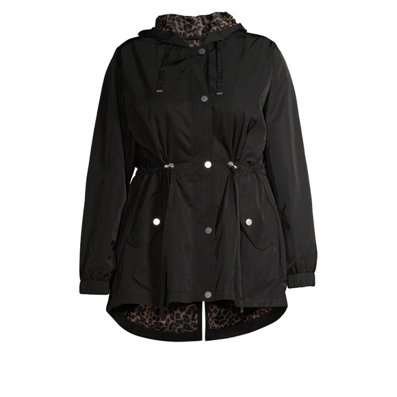 Time and Tru Jackets & Blazers - Time and Tru Women's and Plus Lightweight Anorak Jacket